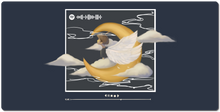 XXL Gaming Mousepad Night Robin