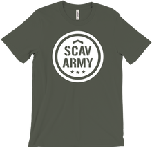 Scav Army White Print T-Shirt
