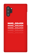 Nano_Dolven's Samsung Phone Cases White Text