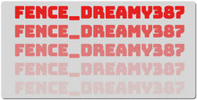 fence_dreamy387 XXL Gaming Mousepad