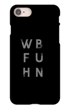 wbfuhn iPhone Case