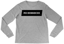 Maglietta a maniche lunghe con scritta MI DISSOCIO