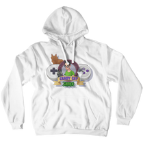 Crazy Cat Gamer's Logo Hoodies (No-Zip/Pullover)