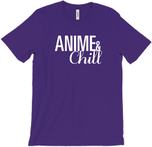 Anime and Chill White Letters T-Shirts