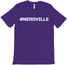 NERDVILLE White Letter Tee