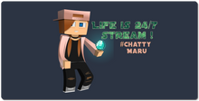 ChattyMaru XXL Gaming Mousepad LIFE
