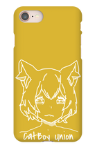 Catboy Union iPhone case (White)