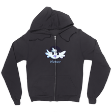 Axolotl Head Zip Up Hoodie