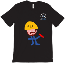 pixShirt Kritzelpix dunkel