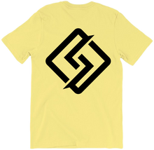 T-Shirt with large black logo on back