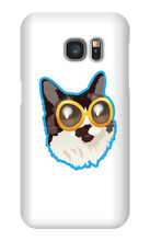CoolAmora Blue Print Samsung Phone Cases