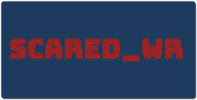 scared_wr XXL Gaming Mousepad