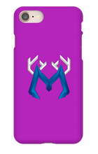 Blue logo iPhone Phone Cases