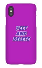 blade442211 yeet and delete iPhone Phone Cases