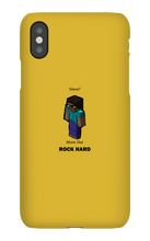 Rock hard iPhone Phone Cases