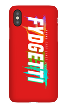 FYDGETTI White Text Design iPhone Case
