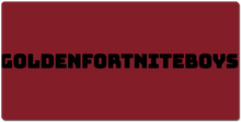 goldenfortniteboys XXL Gaming Mousepad