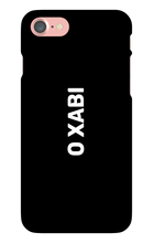 O Xabi iPhone Phone Cases - Logo OXabi White