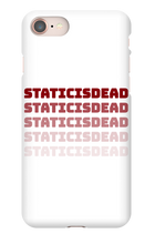 staticisdead iPhone Phone Cases