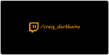 Tappetino Mouse Gaming XXL "Twitch channel Orange"