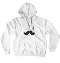 Mustachio Dad Hoodie (No-Zip/Pullover)