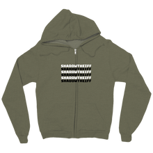 Stacked Shadow Zip-Up-Hoodie