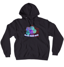 Blue Rose Bud Hoodies (No-Zip/Pullover)