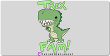 T-Rex Fam (GREEN) XXL Gaming Mousepad
