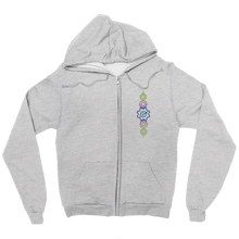 Vertical banner logo Zip Up Hoodie