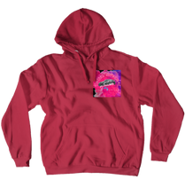 hoodie with small twitch logo
