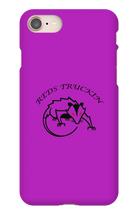 Reds Truckin Black Letters iPhone Cases