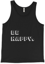 be happy. retro tank top