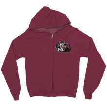 Cat and Dog zip-up-hoodie