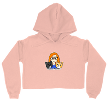madame_mewmew Crop Top Hoodie