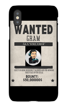 wanted_gram04 iPhone Phone Cases