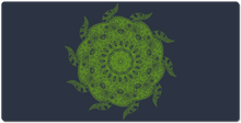 funverhau XXL Mandala Halloween Gaming Mousepad