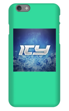 icy logo i-phone (with background)
