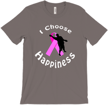 I Choose Happiness Pink Ribbon T-Shirt