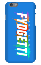 FYDGETTI White Text Design iPhone Case