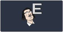 E Markiplier XXL Gaming Mousepad