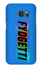 FYDGETTI Black Text Design Samsung Phone Case