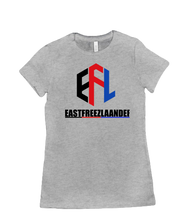 T-Shirt Frau EFL Schwarz/Rot/Blau