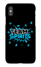 Team Spirits Blue Theme iPhone Phone Cases