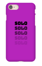 Fading Solo Text iPhone Phone Cases