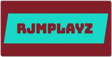 RJMPlayz text XXL Gaming Mousepad