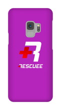 RESCUEE Samsung Phone Case White and Red Logo