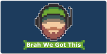 Brahwegotthis 8 Bit XXL Mousepad