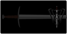 XXL Sword-Logo Mousepad