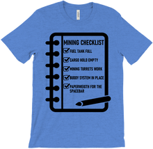 CHECKLIST BLACK FONT T-Shirts
