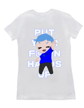 Put Your F@*#!N Hands Up tshirt-women-back